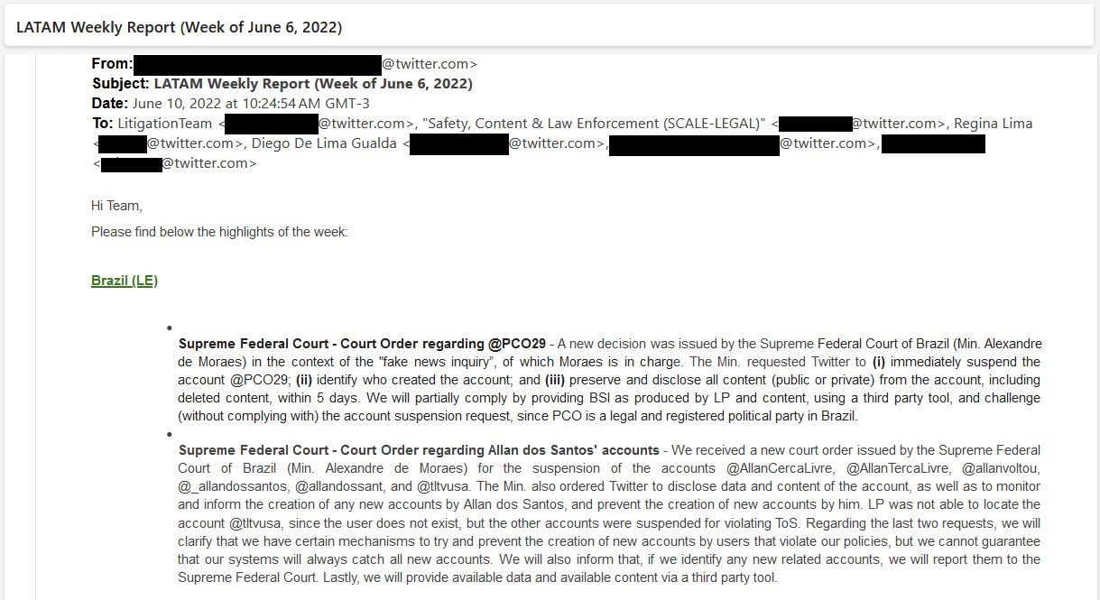 Screenshot 6 - Email de advogada do Twitter mantida anônima